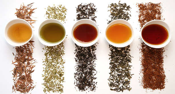 Feinkost Kaisen - 5 Teeschalen mit verschiedenen Tees